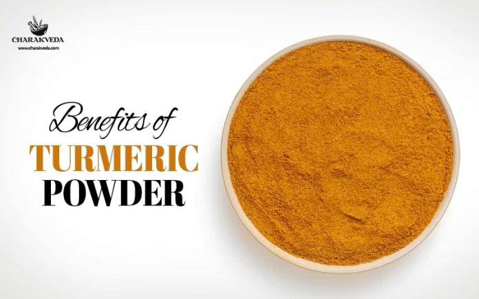 Health benefits of turmeric powder