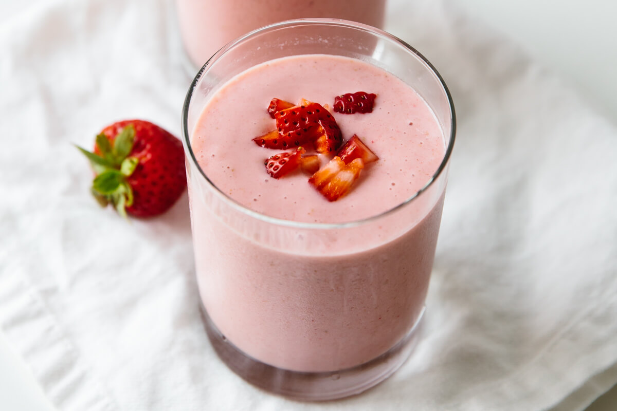 Banana-Strawberry Smoothie