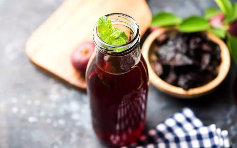 Sol Kadhi or kokum Sharbat 